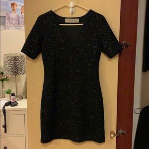 Zara Wool Blend Tweed Dress